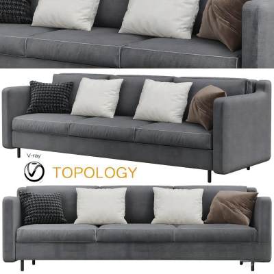 现代布艺多人沙发-12